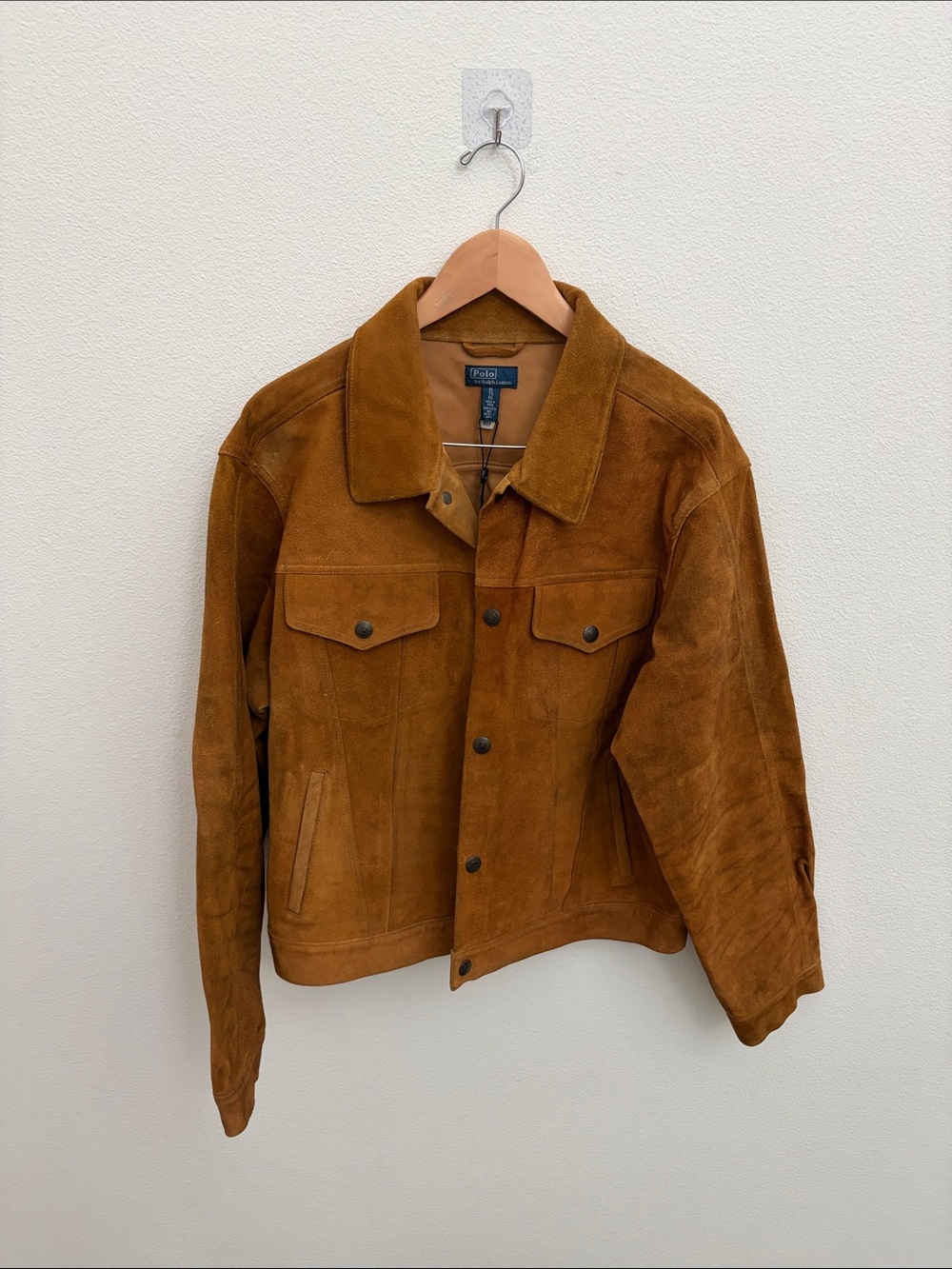 Polo by Ralph Lauren Suede Jacket - Chestnut Brown